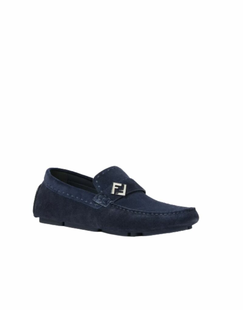 Fendi Drivers Loafer Navy Blue For Men - 7D1682QK9F0QB0