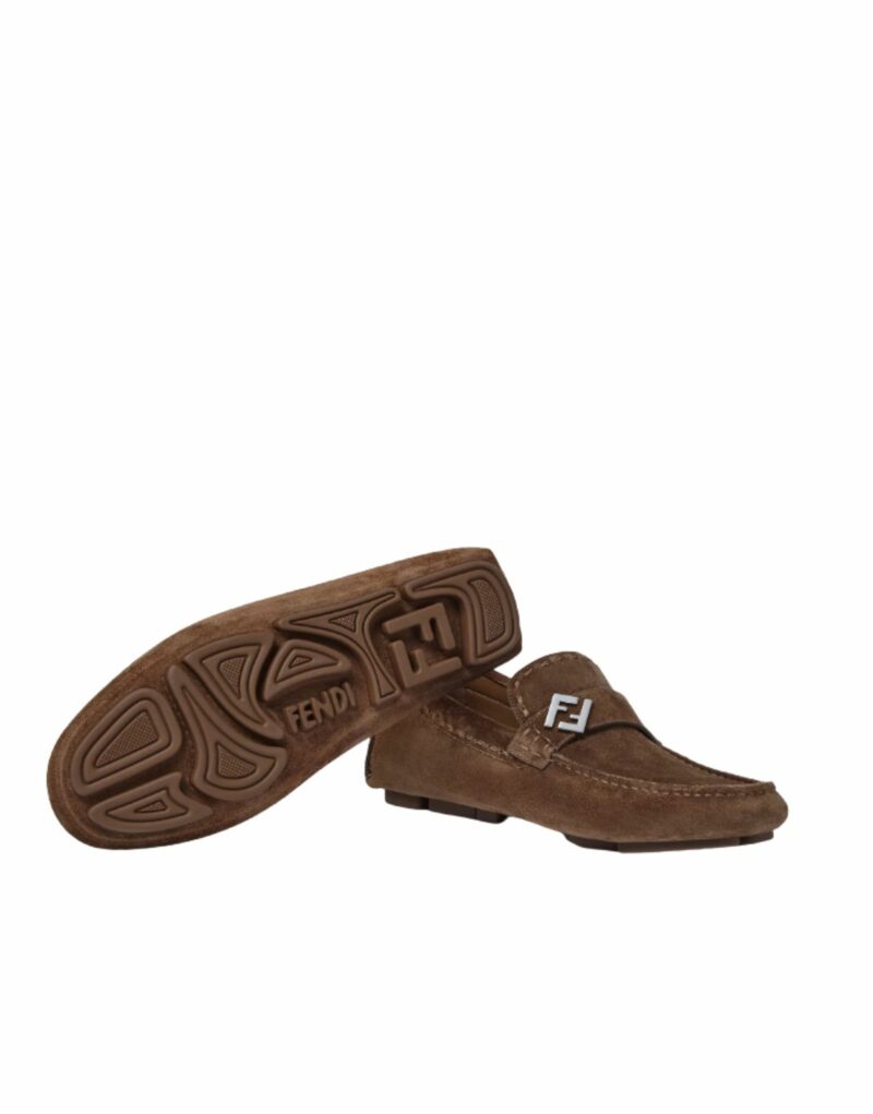 Fendi Drivers Loafer Brown For Men - 7D1682QK9F1SJ0