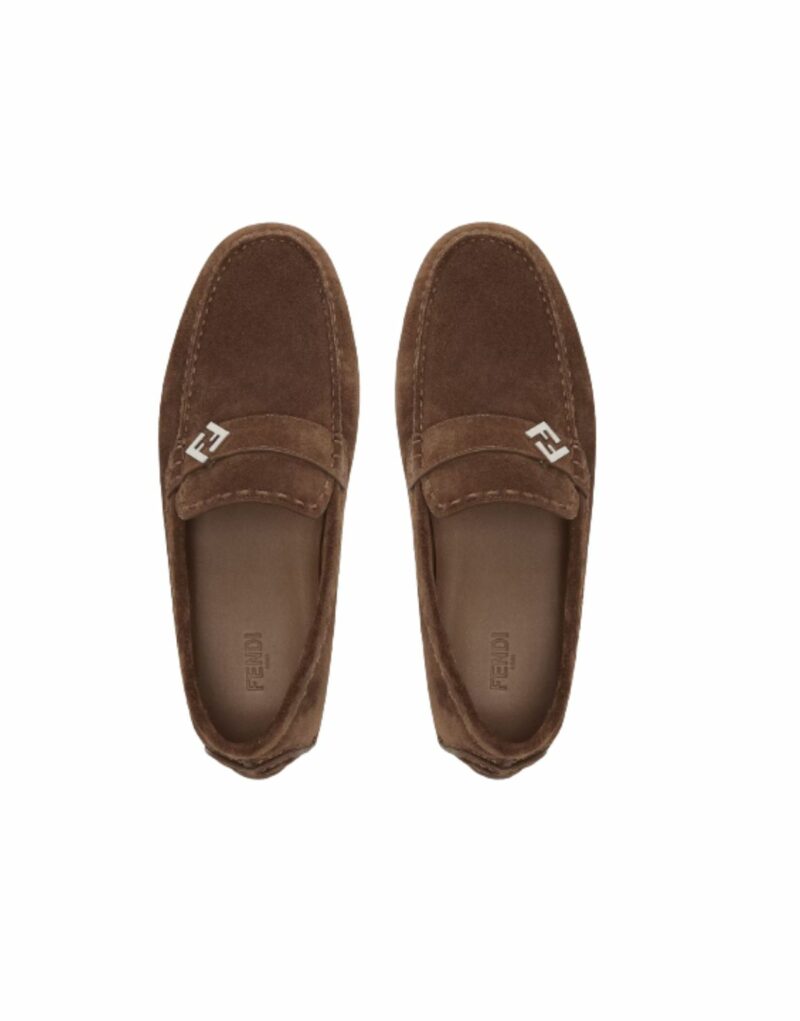 Fendi Drivers Loafer Brown For Men - 7D1682QK9F1SJ0