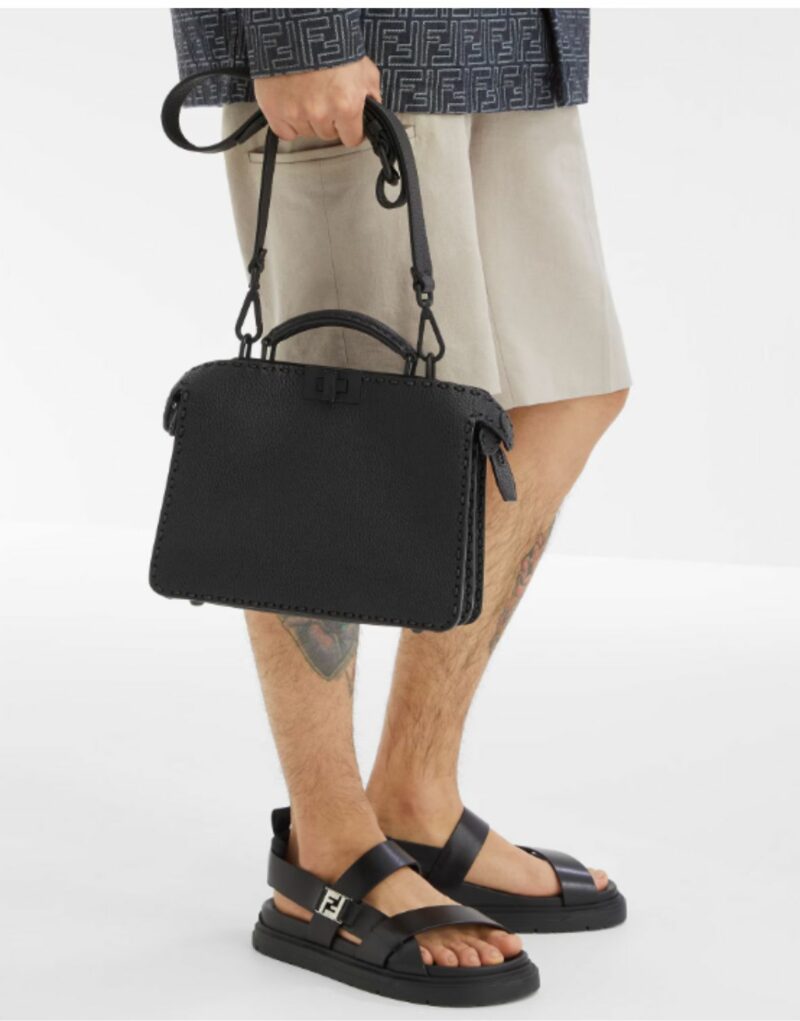 Fendi Sandals Black For Men - 7X1771SN1F0ABB