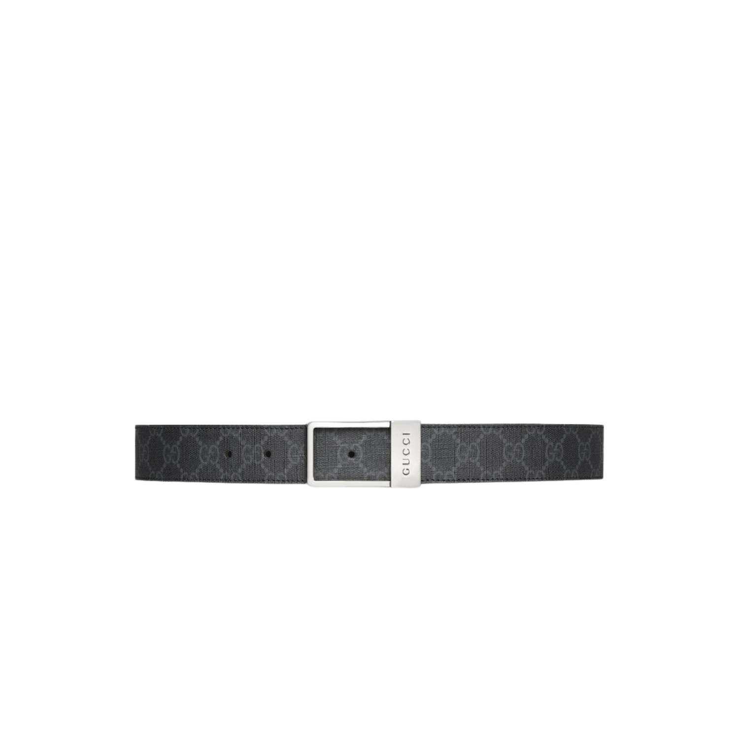 Gucci GG Belt 35mm With Rectangular Buckle Black For Men 722370 KGD0N 1000