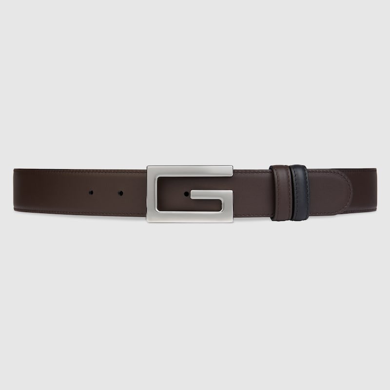 Gucci Reversible Belt 36mm With Square G Buckle Black For Men 626974 AP0BN 1062