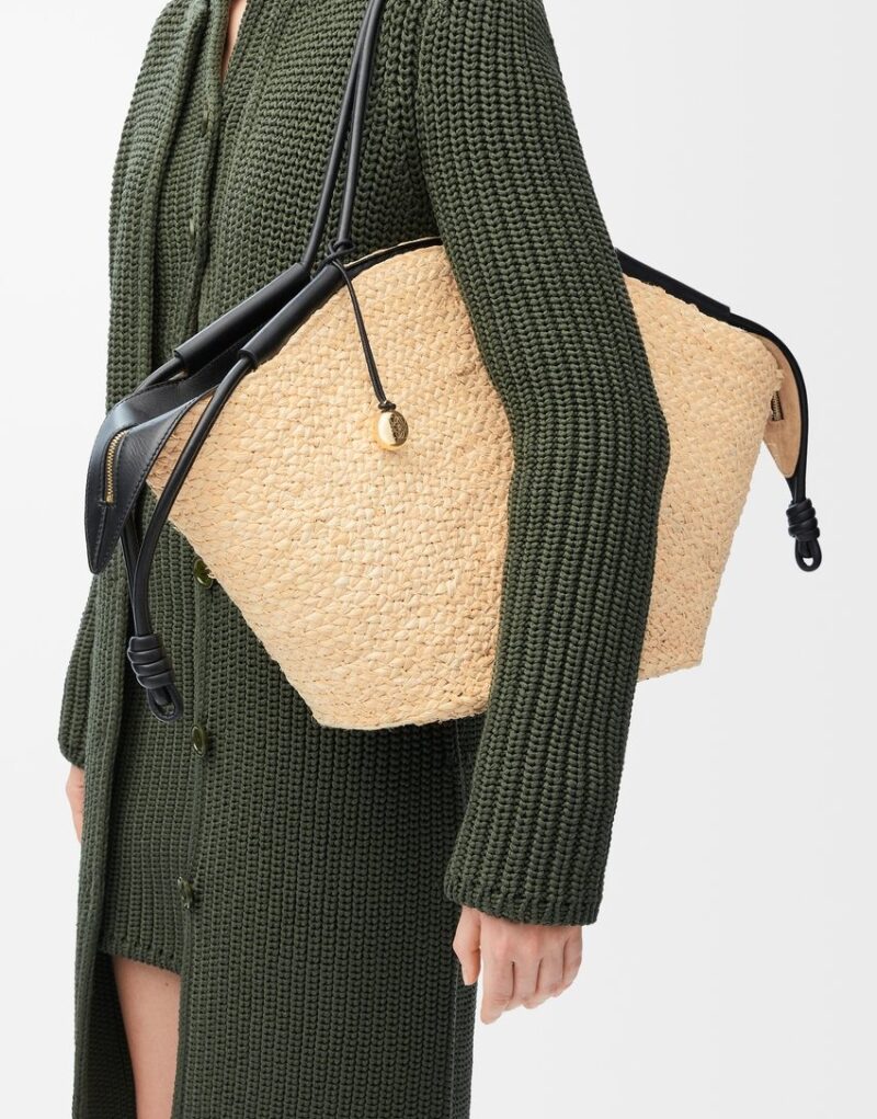 Loewe Large Paseo Basket Raffia Natural For Women 32cm/13in - A709G41X06