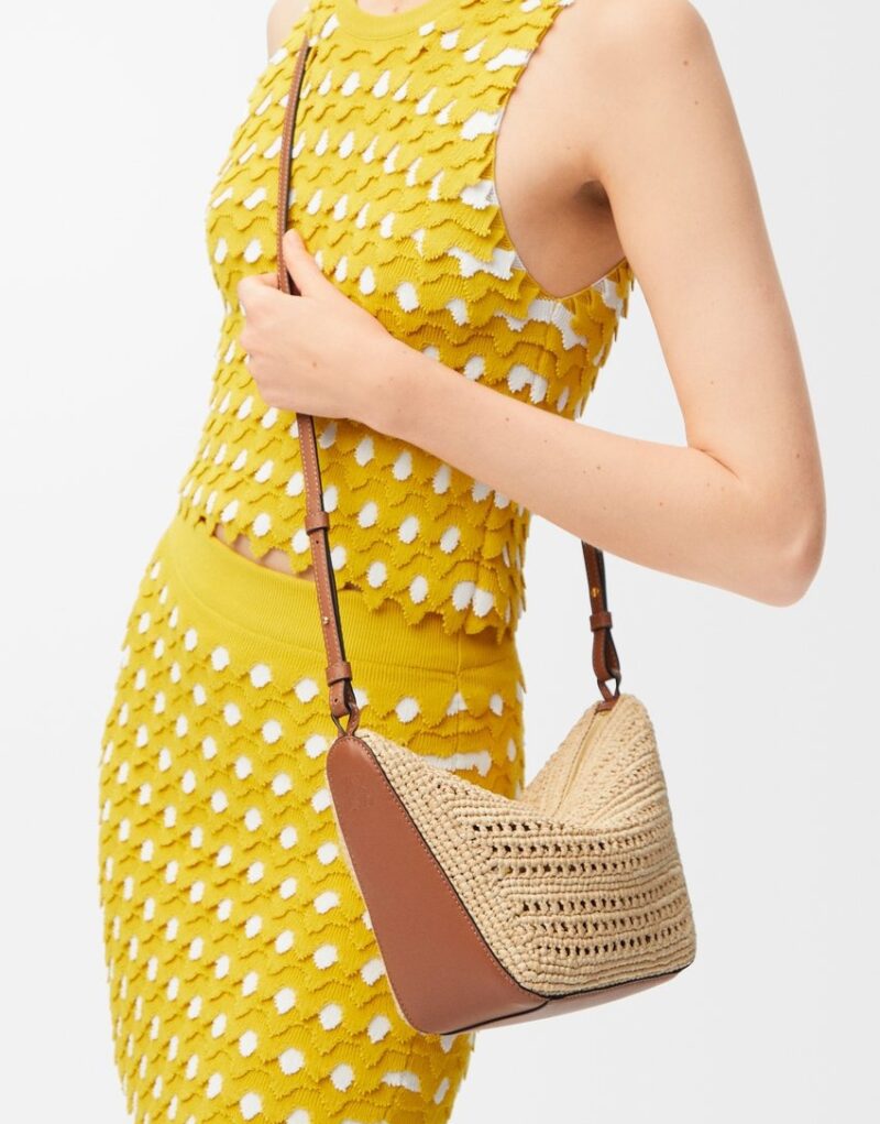 Loewe Mini Hammock Hobo Raffia Natural For Women 17cm/6.7in - A538G13X09