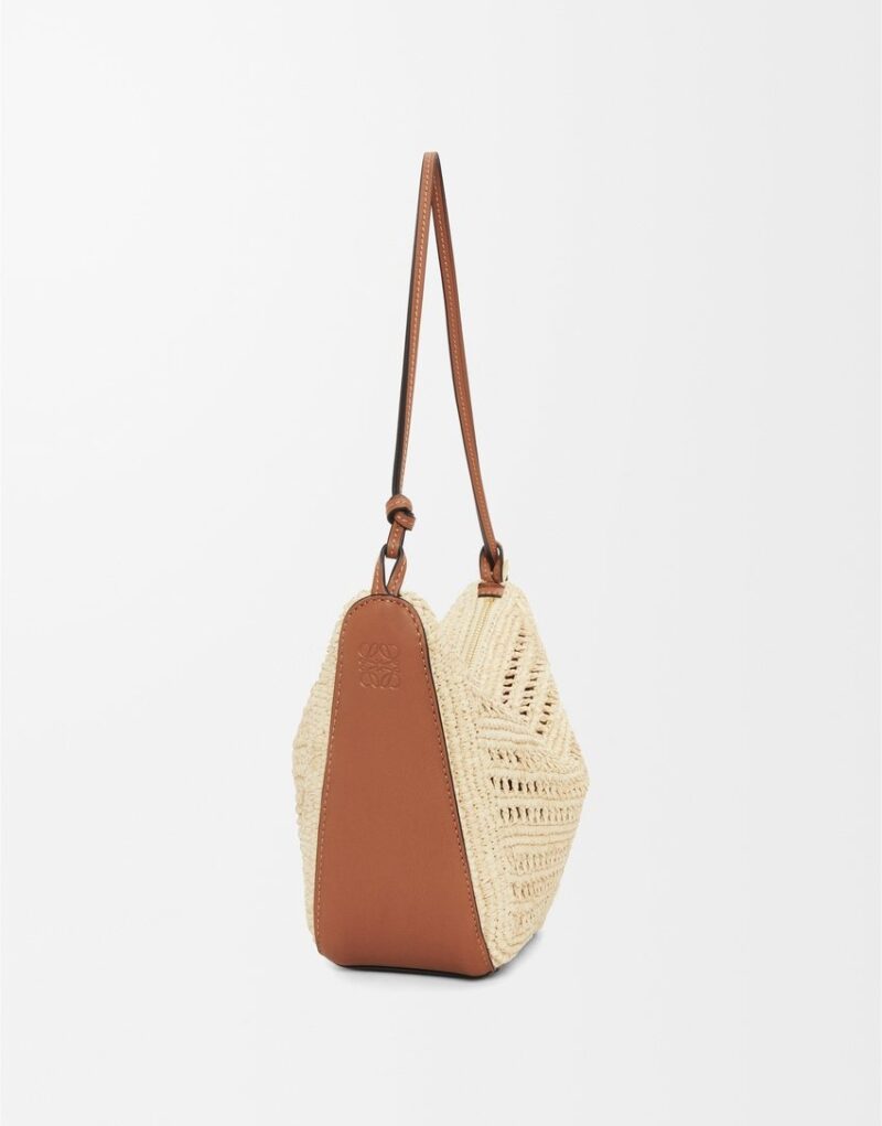 Loewe Mini Hammock Hobo Raffia Natural For Women 17cm/6.7in - A538G13X09