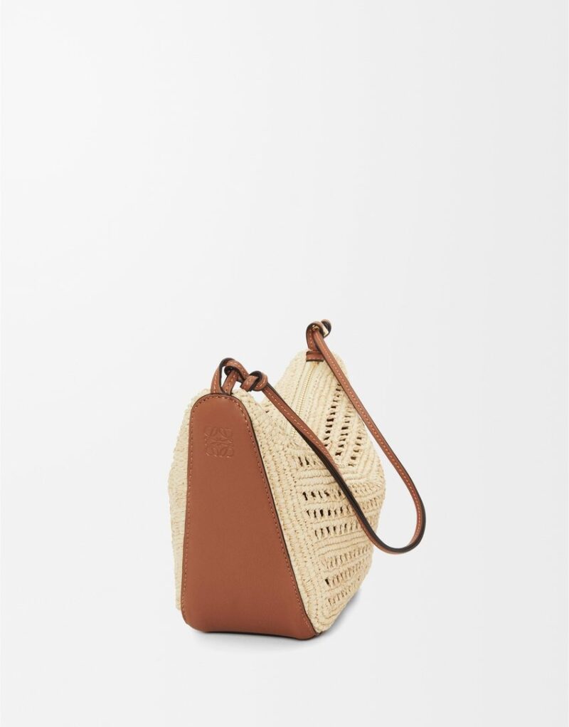 Loewe Mini Hammock Hobo Raffia Natural For Women 17cm/6.7in - A538G13X09