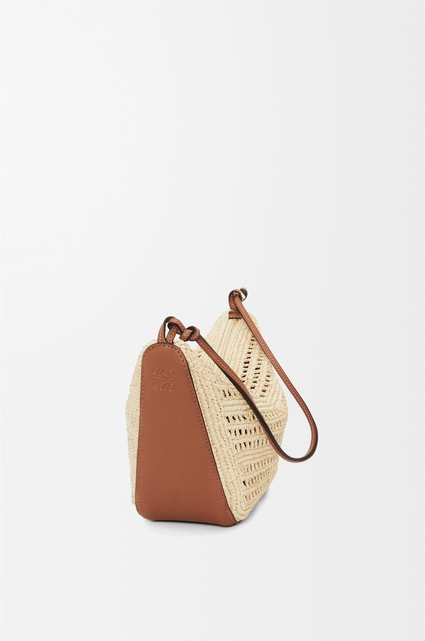 Loewe Mini Hammock Hobo Raffia Natural For Women 17cm/6.7in - A538G13X09