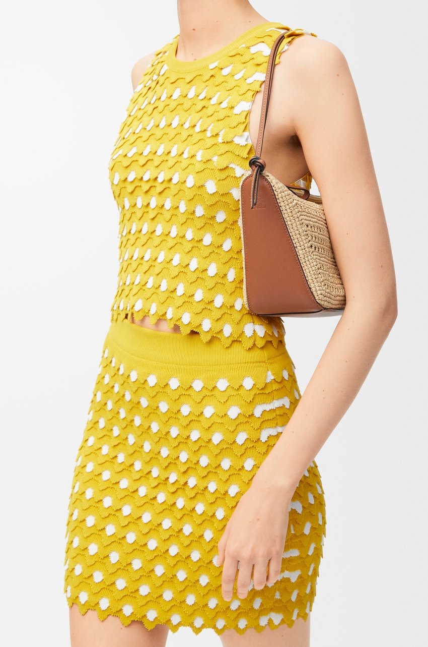 Loewe Mini Hammock Hobo Raffia Natural For Women 17cm/6.7in - A538G13X09