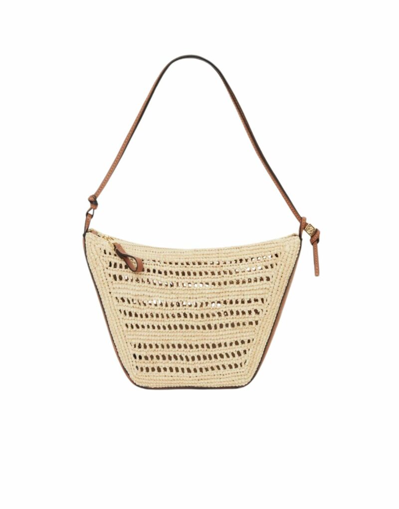 Loewe Mini Hammock Hobo Raffia Natural For Women 17cm/6.7in - A538G13X09