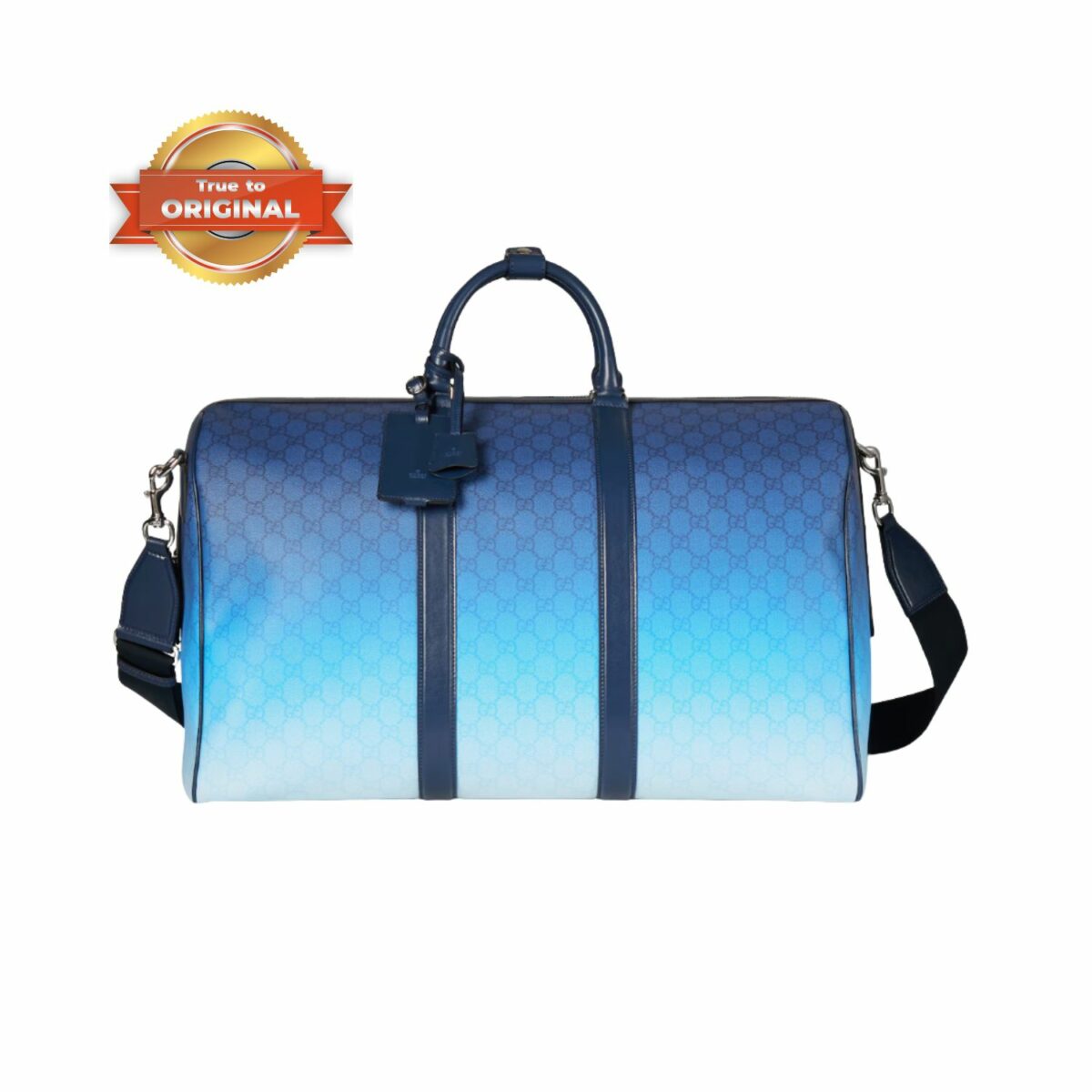 [True-to-ORIGINAL] Gucci Chroma Large Duffle Bag Blue 52cm/20.4in - 835637 FAERN 8475