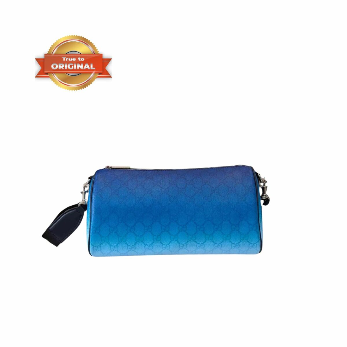 [True-to-ORIGINAL] Gucci Chroma Small Cylinder Bag Gradient Blue For Men 30cm/11.8in - 839325 FAERN 8475