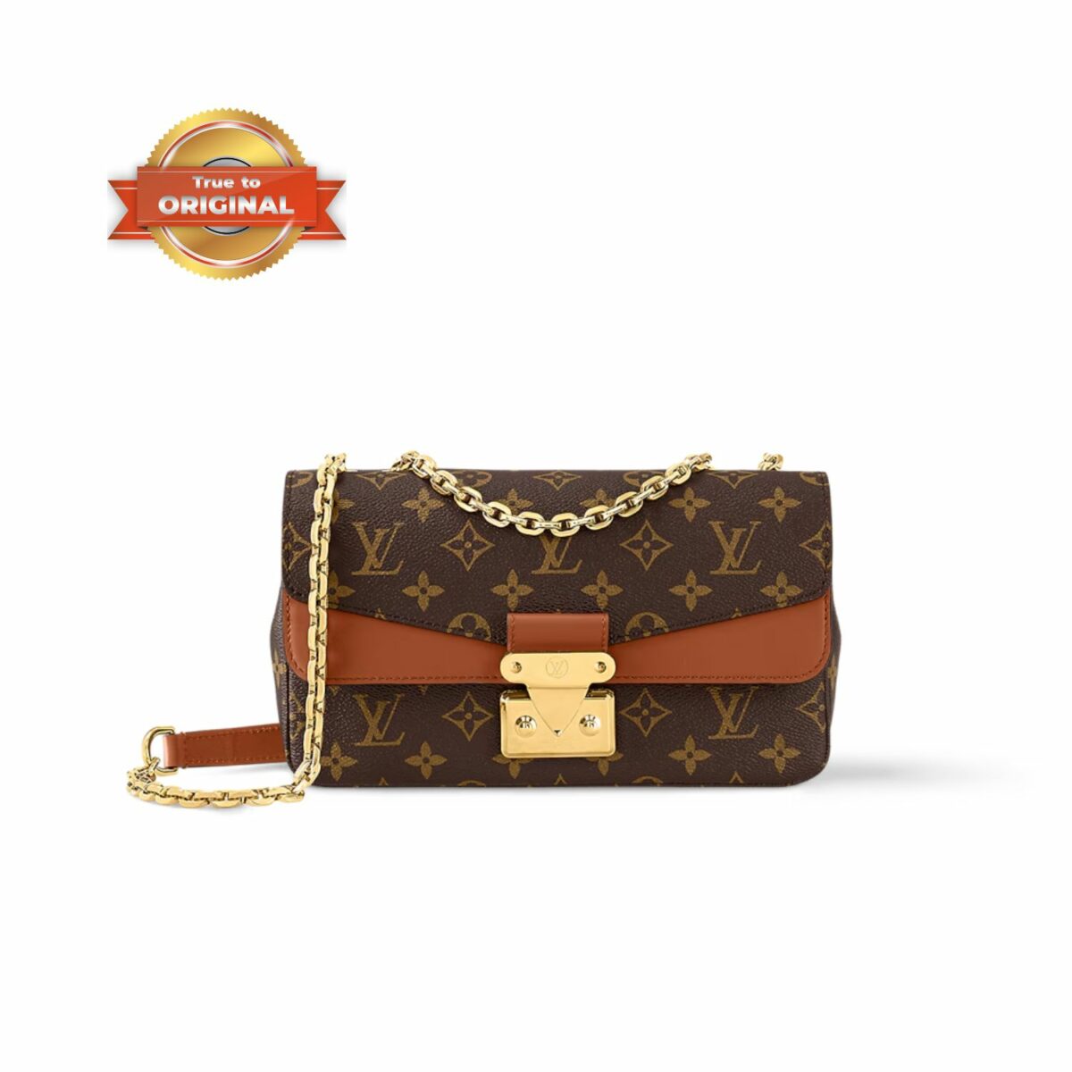 [True-to-ORIGINAL] Louis Vuitton Marceau Monogram Caramel Brown For Women Shoulder and Crossbody Bags 9.6in/24.5cm LV M46127