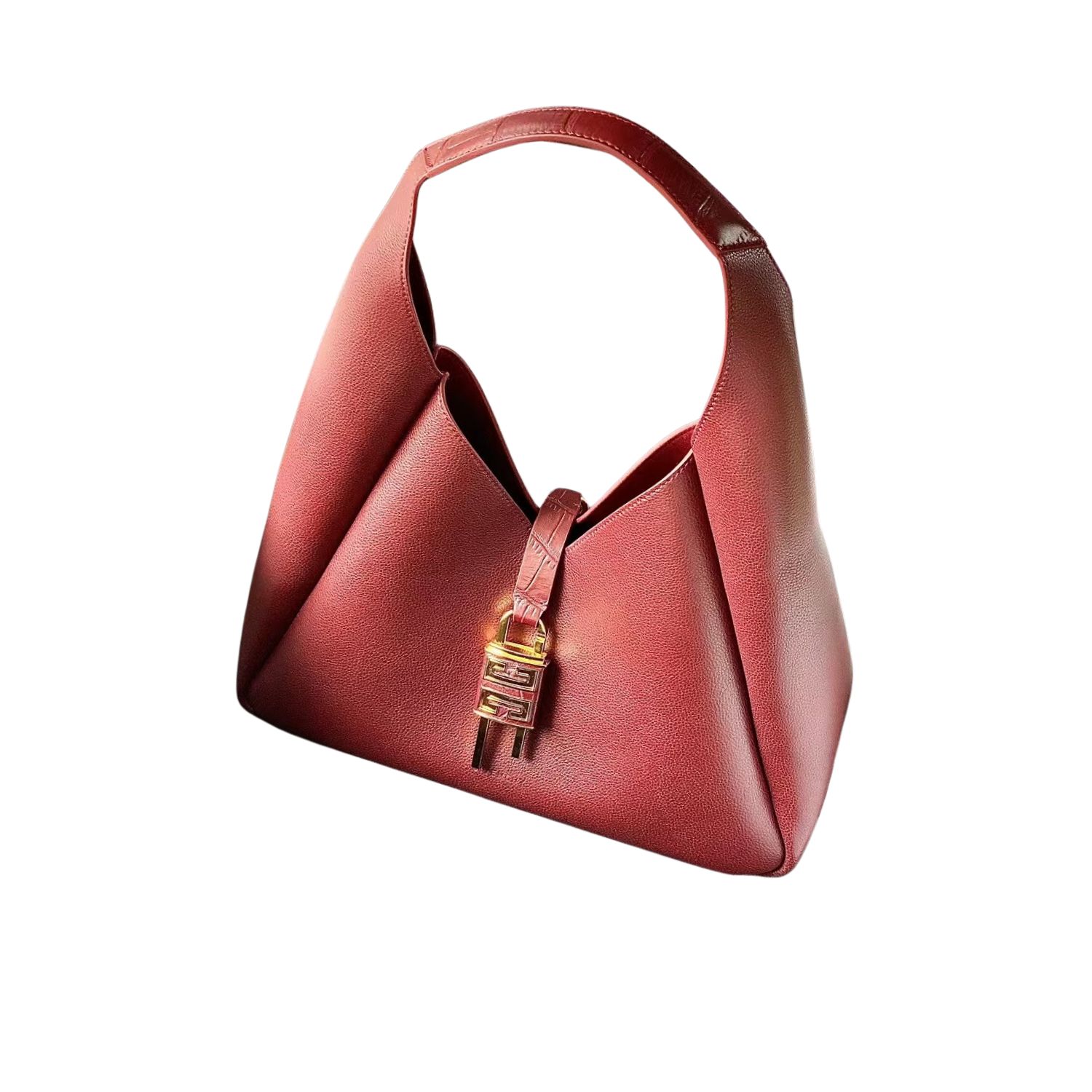 Givenchy Mini G Hobo Bag Burgundy For Women 12in/31cm - BB50QNB1M2
