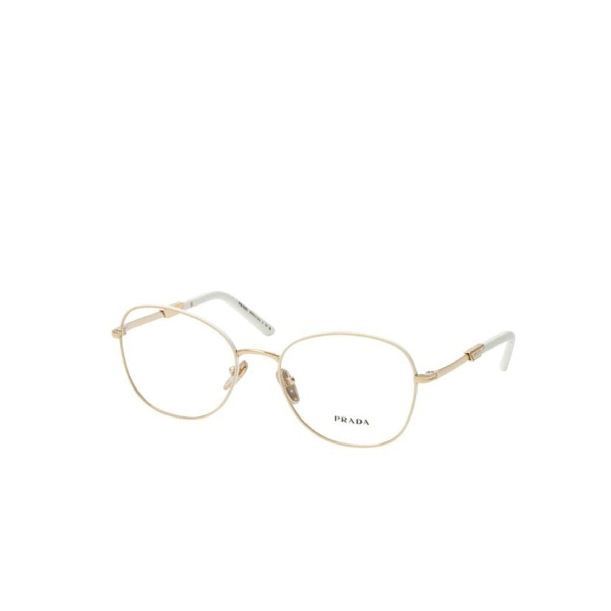 Prada Round Glasses Gold For Women