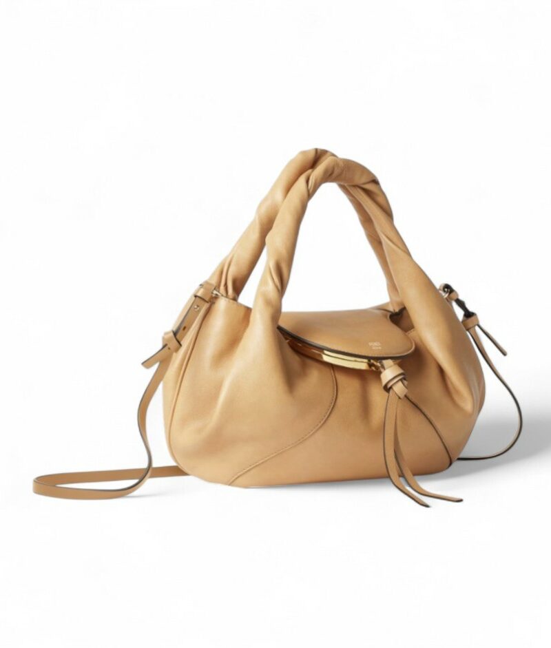 [True-to-ORIGINAL] Fendi Spy Small Bag Beige For Women 12.6in/32cm 8BR838AYCTF1I73