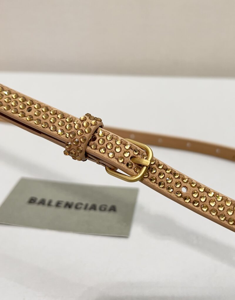 [True-to-ORIGINAL] Balenciaga Furry Hourglass Small Handbag With Rhinestones In Yellow For Women 24cm/9.4in