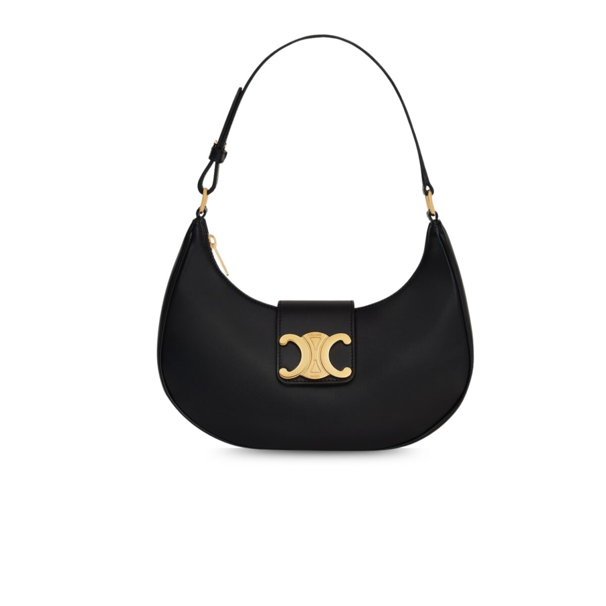 Celine Medium Ava Triomphe Bag Black For Women 114493DGQ.38NO