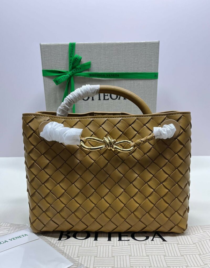 [True-to-ORIGINAL] Bottega Veneta Small Andiamo Yellow For Women 25cm/9.8in