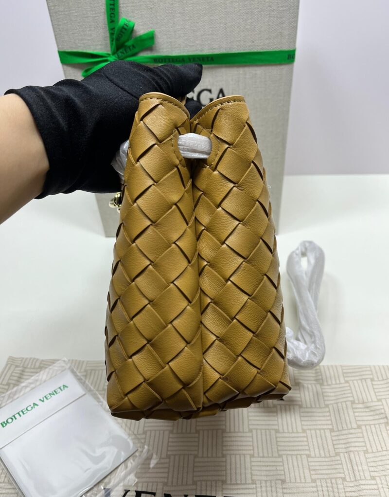 [True-to-ORIGINAL] Bottega Veneta Small Andiamo Yellow For Women 25cm/9.8in