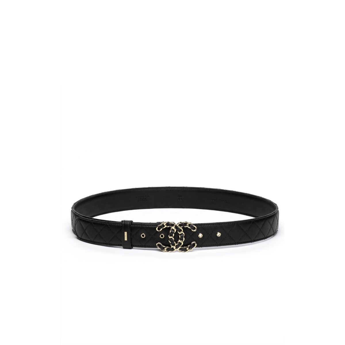 Chanel CC Buckle Quilted Belt