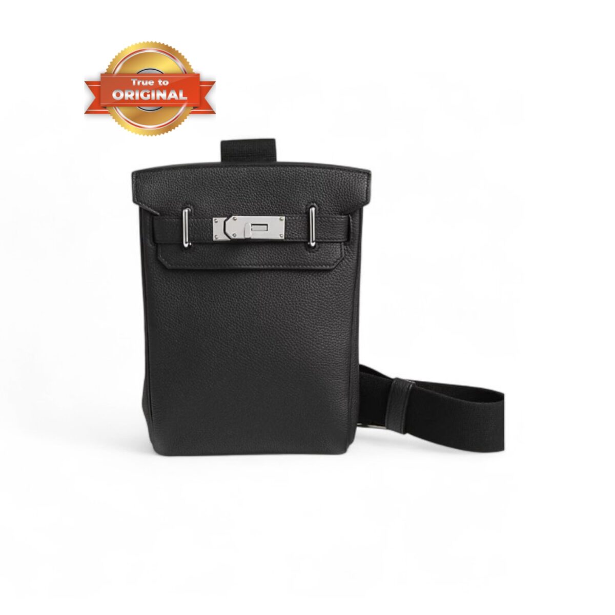 [True-to-ORIGINAL] Hermes Hac A Dos PM Backpack Noir For Men 7.1in/18cm H083589CK89