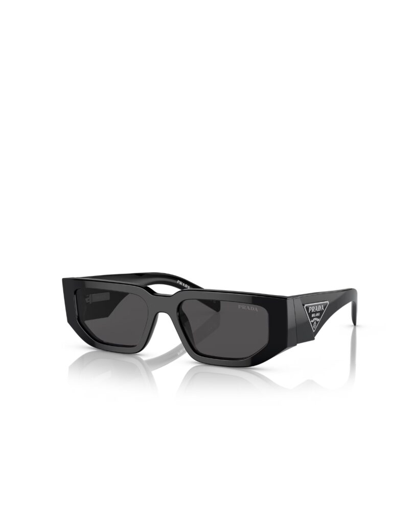 Prada Rectangle-Frame Sunglasses Black PR09ZS 1AB5S0 5418