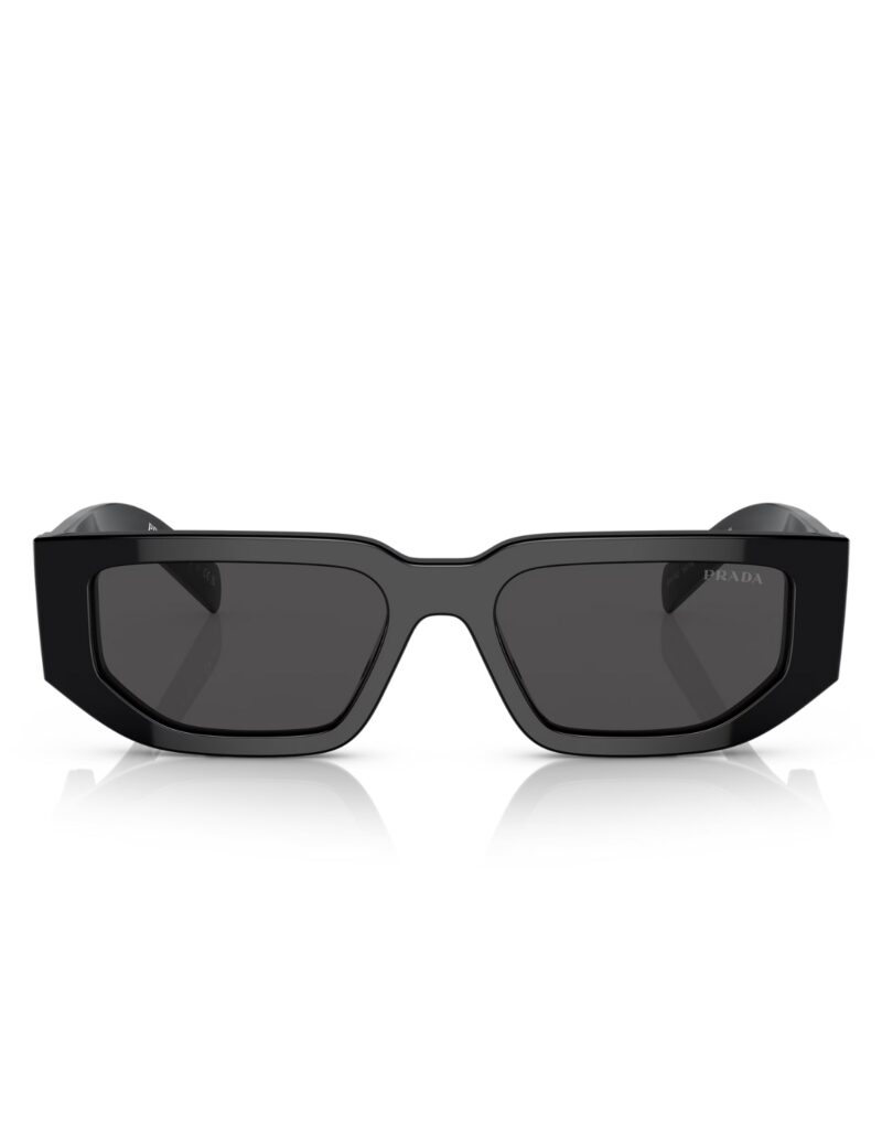 Prada Rectangle-Frame Sunglasses Black PR09ZS 1AB5S0 5418