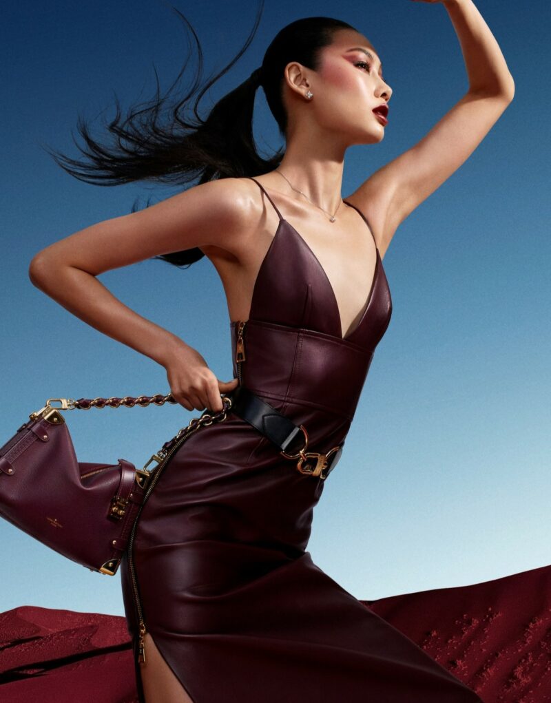 [True-to-ORIGINAL] Louis Vuitton Side Trunk MM Wine Red For Women 23.5cm/9.3in M25669