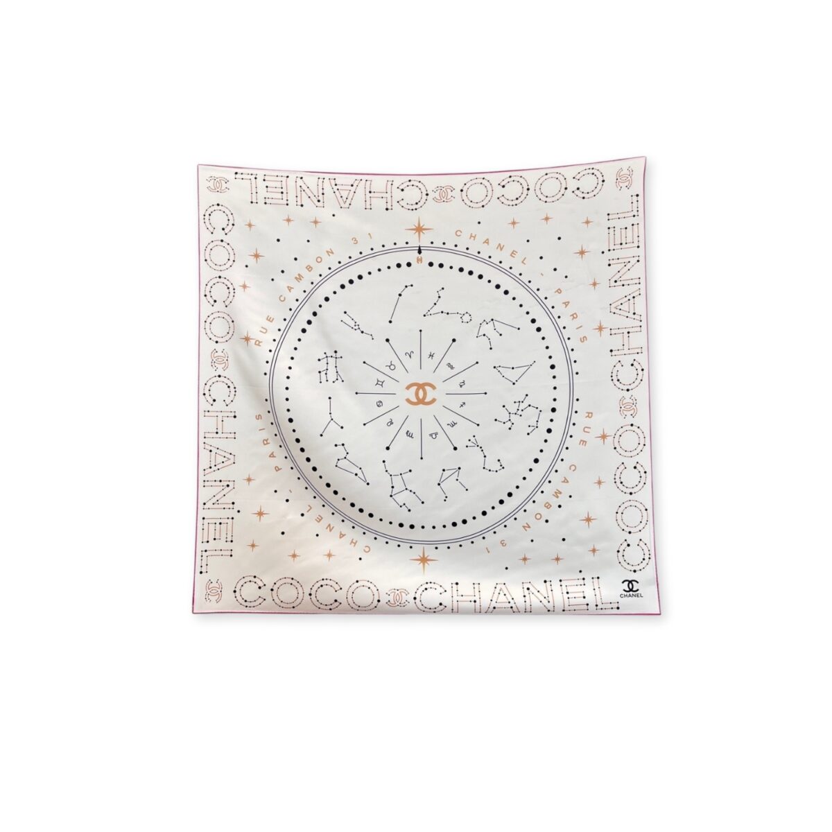 Chanel 25C Coco Square Scarf