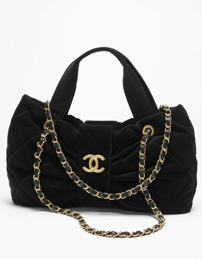 [True-to-ORIGINAL] Chanel Bow Bag Black For Women 15in/38cm AS5851-B22154-94305