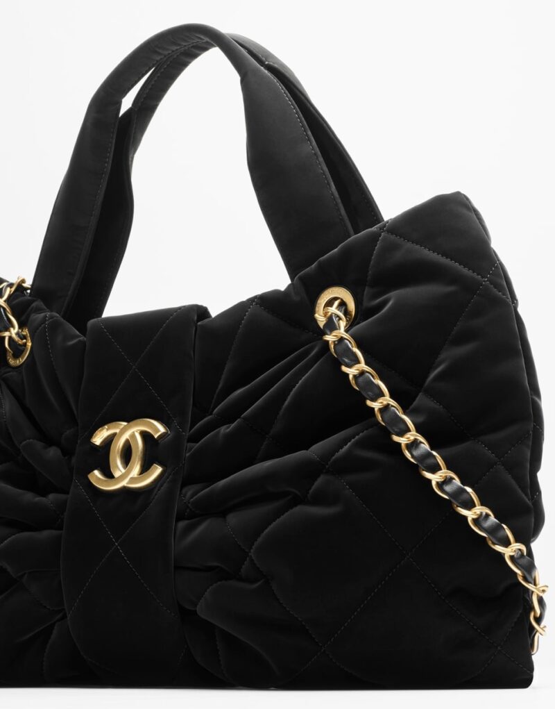 [True-to-ORIGINAL] Chanel Bow Bag Black For Women 15in/38cm AS5851-B22154-94305