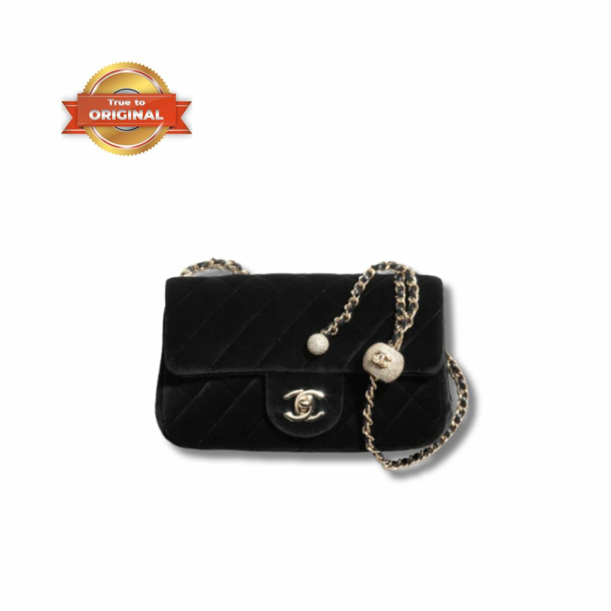[True-to-ORIGINAL] Chanel Classic Flap Bag Black For Women 20cm/7.9in AS1787-B20826-94305