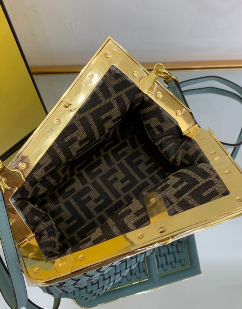 [True-to-ORIGINAL] Fendi First Small Bag Blue For Women 10.2in/26cm