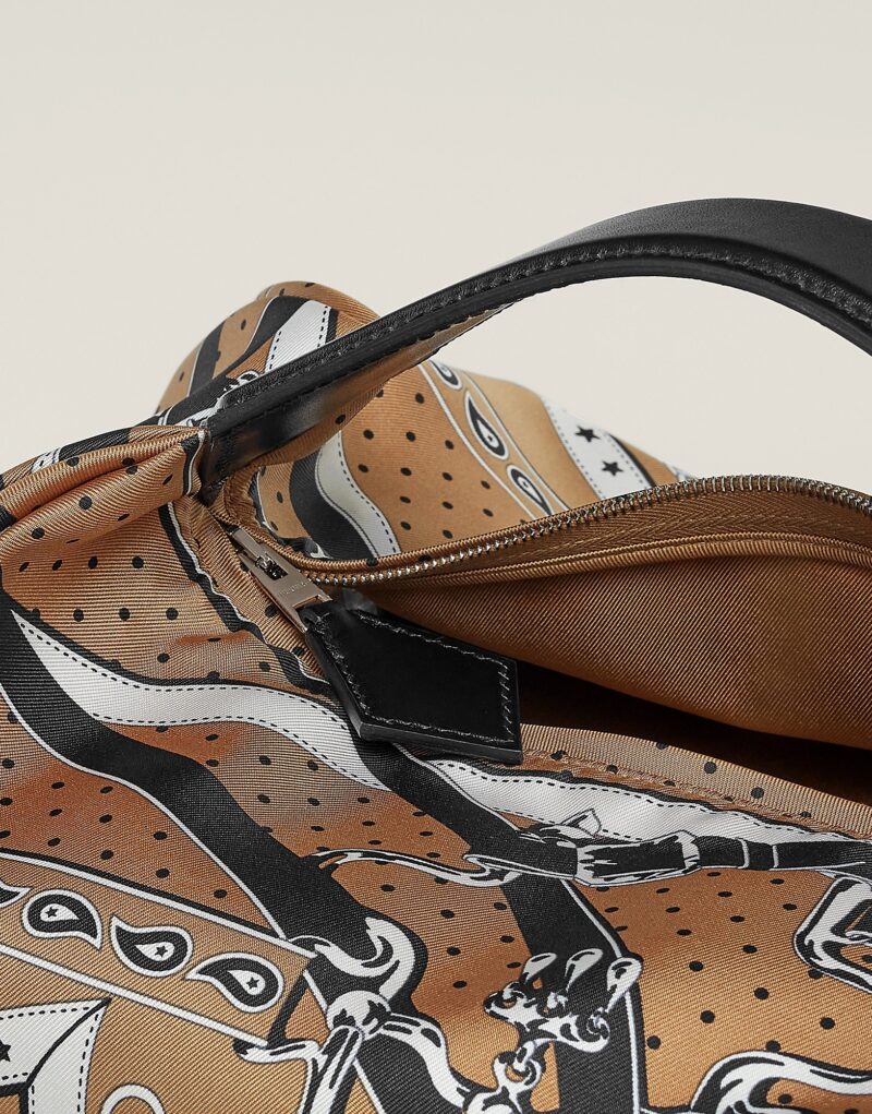 [True-to-ORIGINAL] Hermes Balusoie Bag Biscuit/Noir 32cm/13in - H084907CKAF