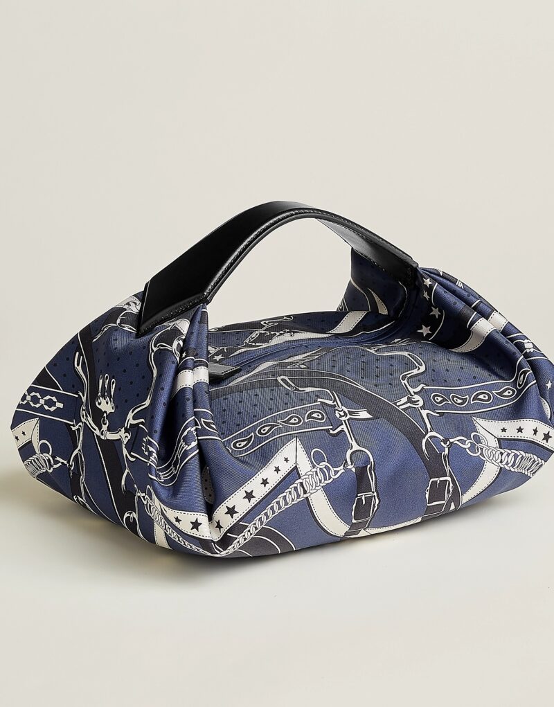 [True-to-ORIGINAL] Hermes Balusoie Bag Bleu Indigo 32cm/13in - H084907CKAE