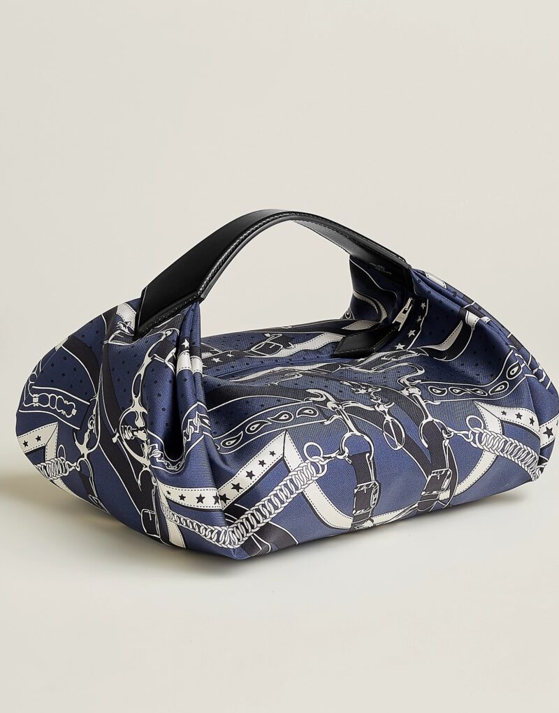 [True-to-ORIGINAL] Hermes Balusoie Bag Bleu Indigo 32cm/13in - H084907CKAE