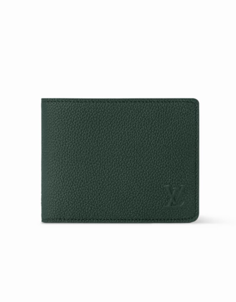 Louis Vuitton Multiple Wallet Forest Green For Men 4.5in/11cm M25947