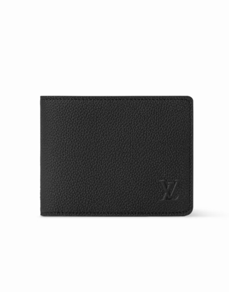 Louis Vuitton Multiple Wallet Black For Men 4.5in/11cm M25945