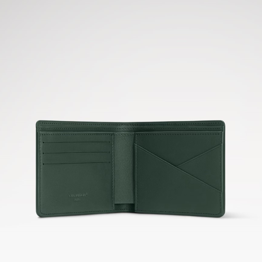 Louis Vuitton Multiple Wallet Forest Green For Men 4.5in/11cm M25947