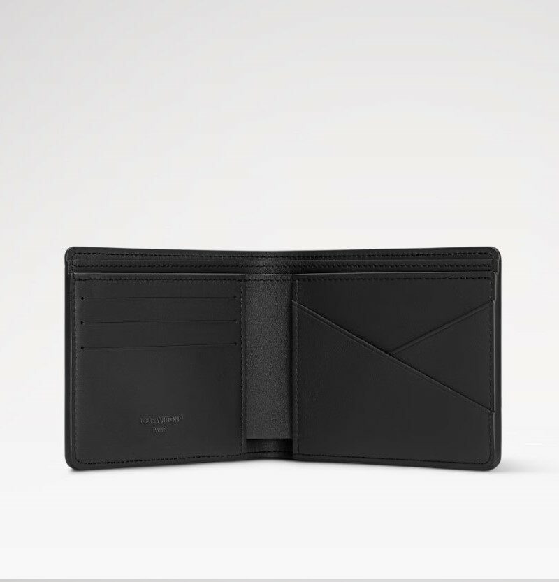 Louis Vuitton Multiple Wallet Black For Men 4.5in/11cm M25945