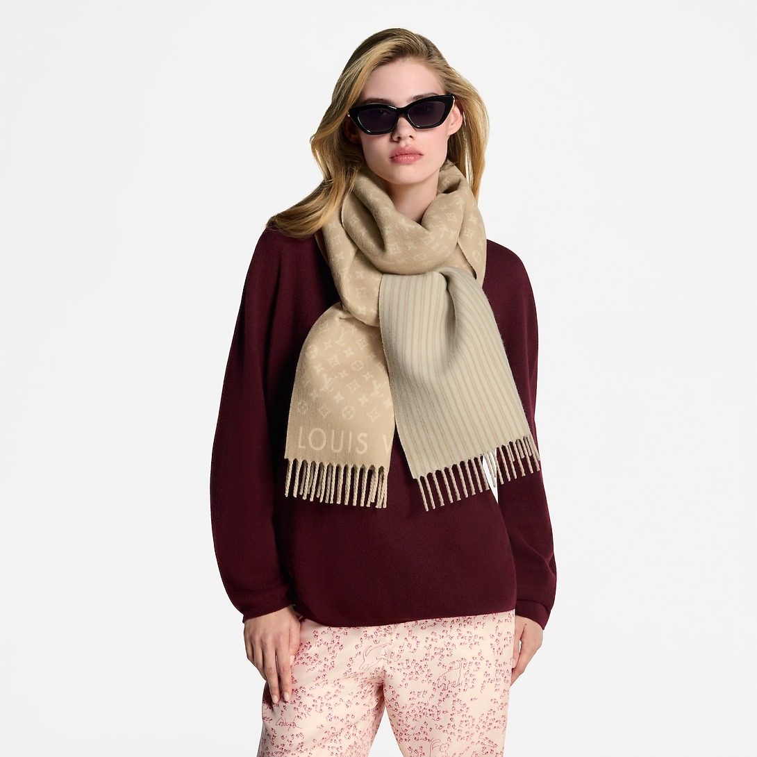 Louis Vuitton My Neverfull Scarf Dune 94.5in/240cm M96621