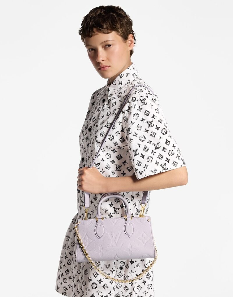 [True-to-ORIGINAL] Louis Vuitton OnTheGo East West Misty Lilac For Women 25cm/9.8in M15192