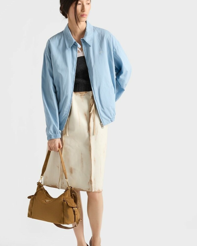 [True-to-ORIGINAL] Prada Explore Large Suede Bag Cinnamon For Women 32cm/12.6in 1BC264_008_F0401_V_NOO