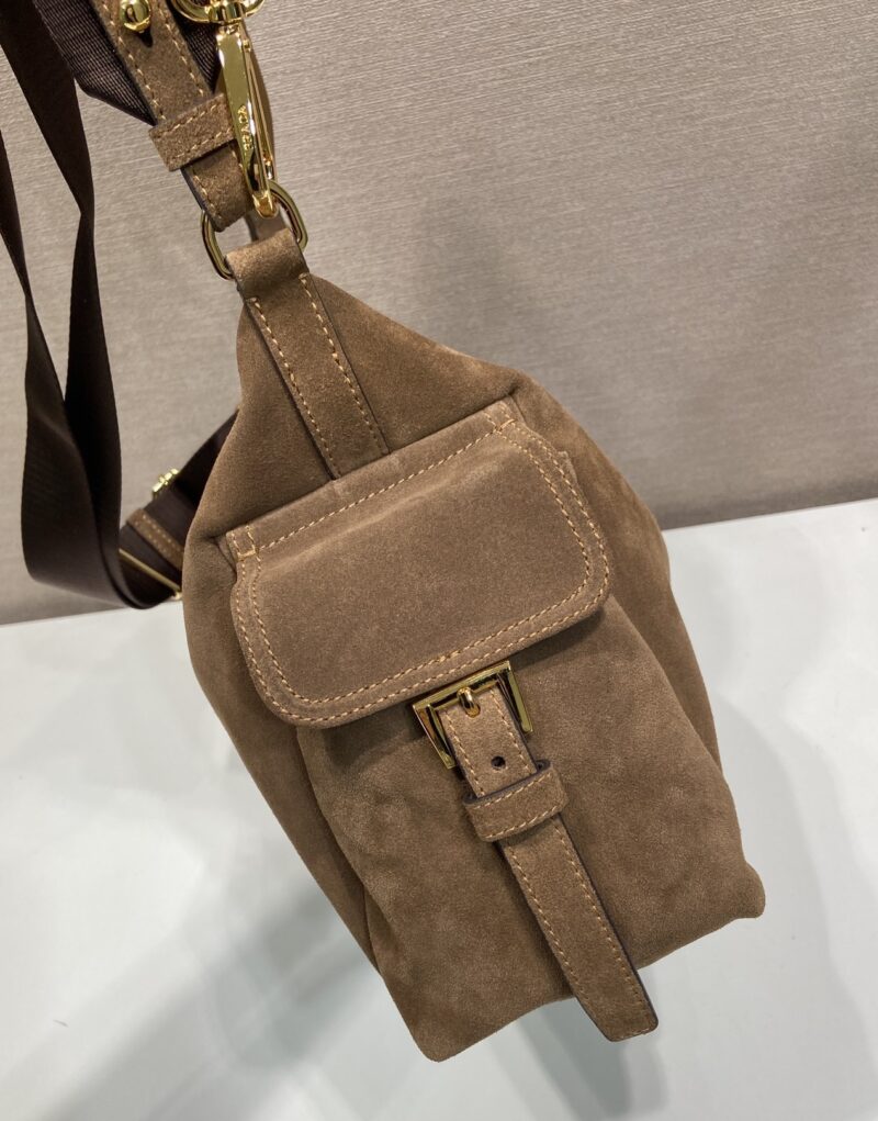 [True-to-ORIGINAL] Prada Explore Large Suede Bag Cocoa Brown For Women 32cm/12.6in 1BC264_008_F0324_V_NOO