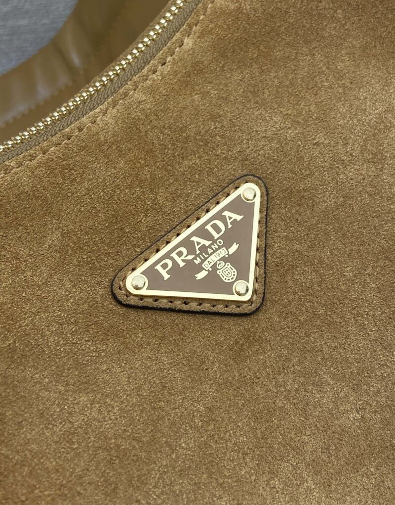 [True-to-ORIGINAL] Prada Explore Large Suede Bag Cinnamon For Women 32cm/12.6in 1BC264_008_F0401_V_NOO