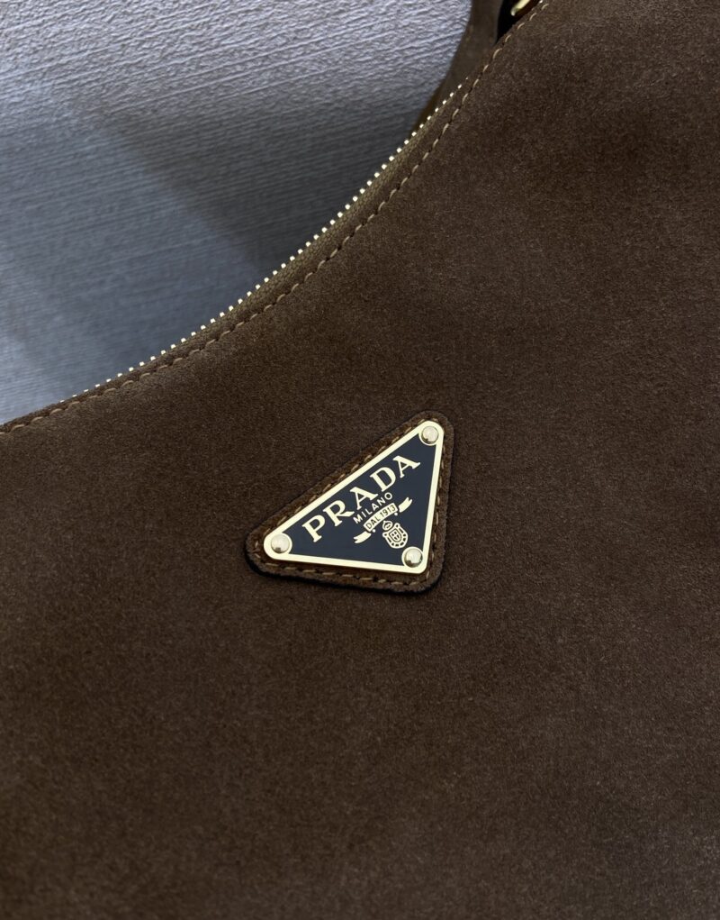 [True-to-ORIGINAL] Prada Explore Large Suede Bag Cocoa Brown For Women 32cm/12.6in 1BC264_008_F0324_V_NOO