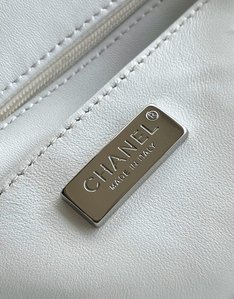 [True-to-ORIGINAL] Chanel Sequin Bow Mini Flap Bag White For Women 7.9in/20cm