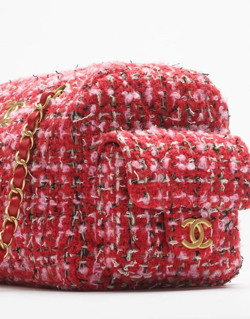 [True-to-ORIGINAL] Chanel Small Bowling Bag Red For Women 9.4in/24cm‎ AS5792-B22160-U2675