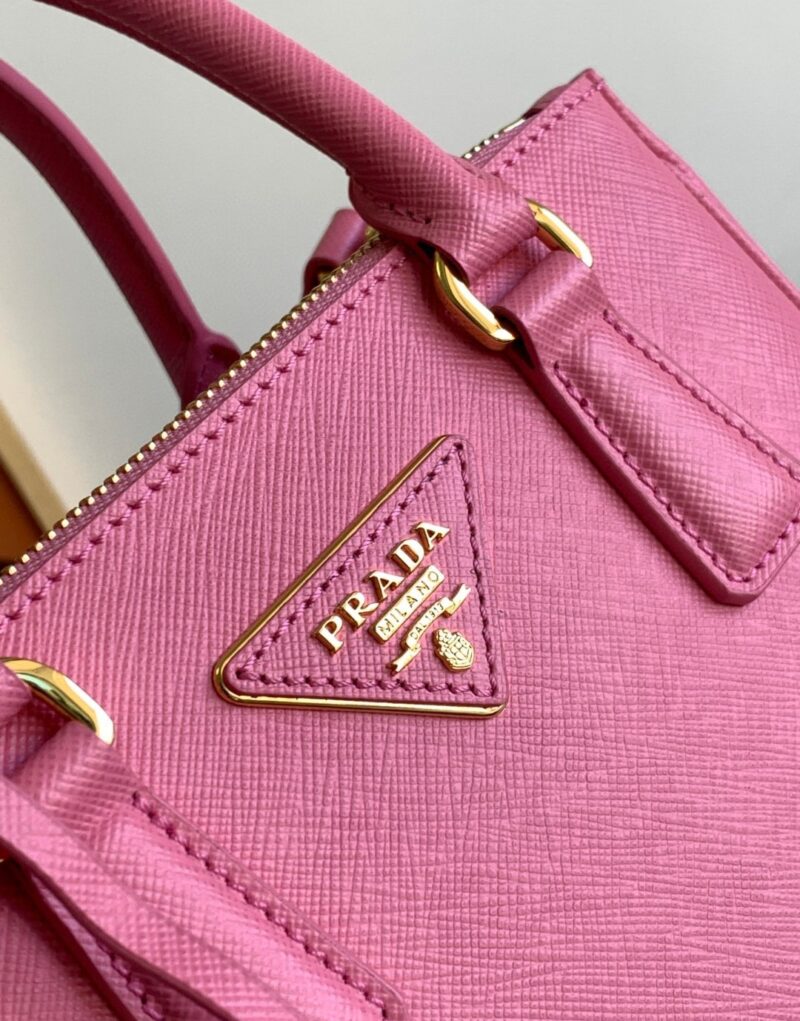 [True-to-ORIGINAL] Prada Galleria Saffiano Mini Bag Pink For Women 7.8in/20cm