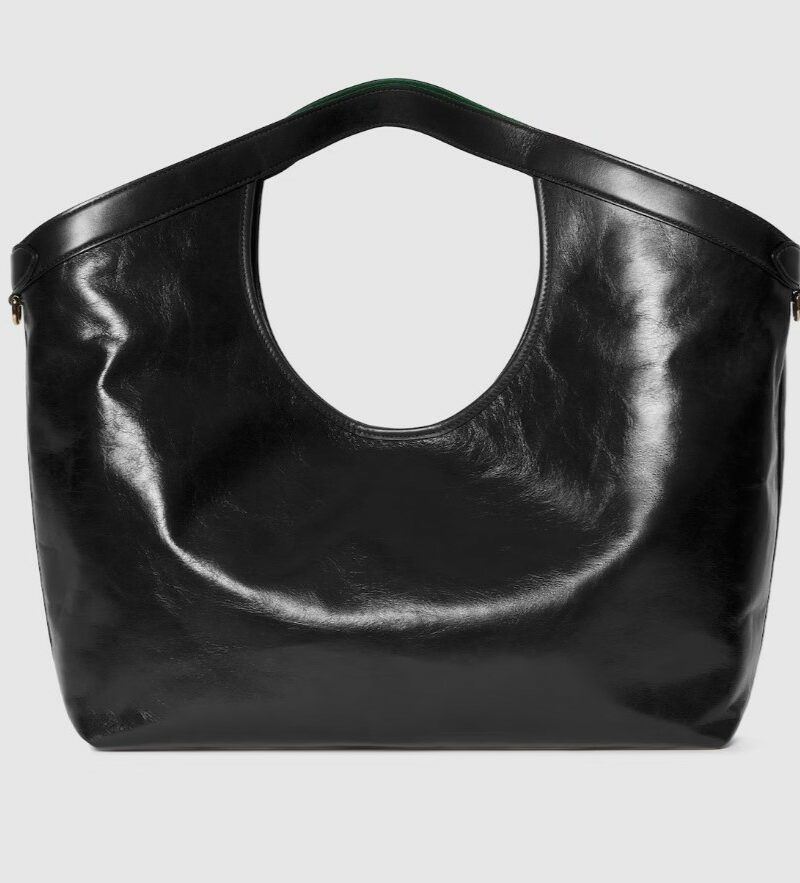 [True-to-ORIGINAL] Gucci Giglio Large Tote Bag Black For Women 23.6in/60cm ‎‎‎853971 AAF2H 1060